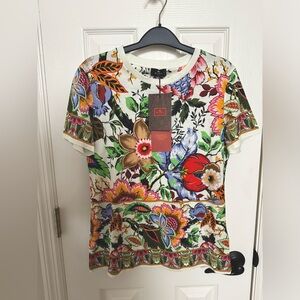 NWT ETRO Floral Printed cotton Shirt Top S